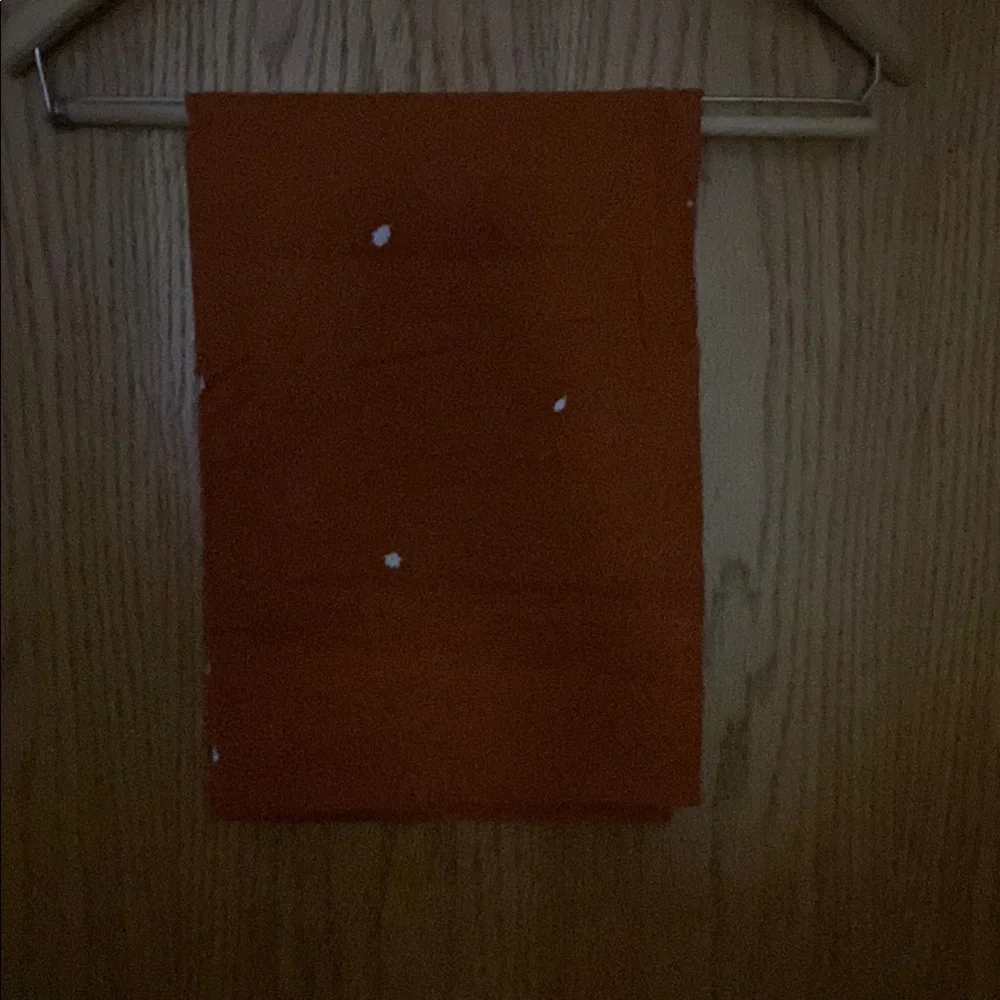 Orange Fall Themed Hand Towel